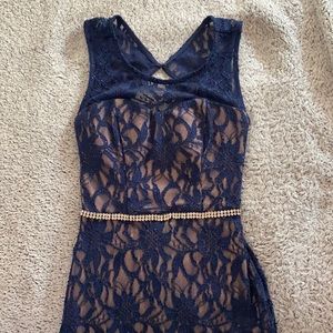 Lace Full-Length Dress